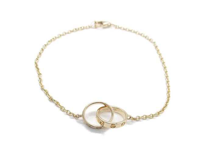 Pulseira charm Cartier Baby Love em ouro rosa Dourado  ref.1524643