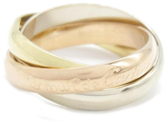 Cartier Trinity Ring aus 18K Gold Golden Weißgold Gelbes Gold Roségold  ref.1524645