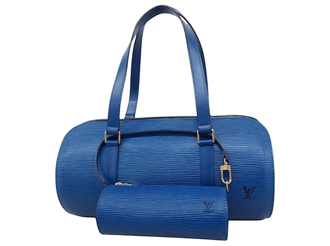 Louis Vuitton Papillon 30 Azul Couro  ref.1524732