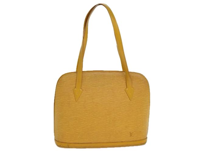 Louis Vuitton Lussac Cuir Jaune  ref.1524765