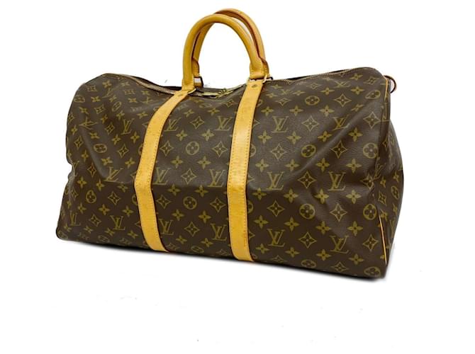 Louis Vuitton Keepall 50 Toile Marron  ref.1524845