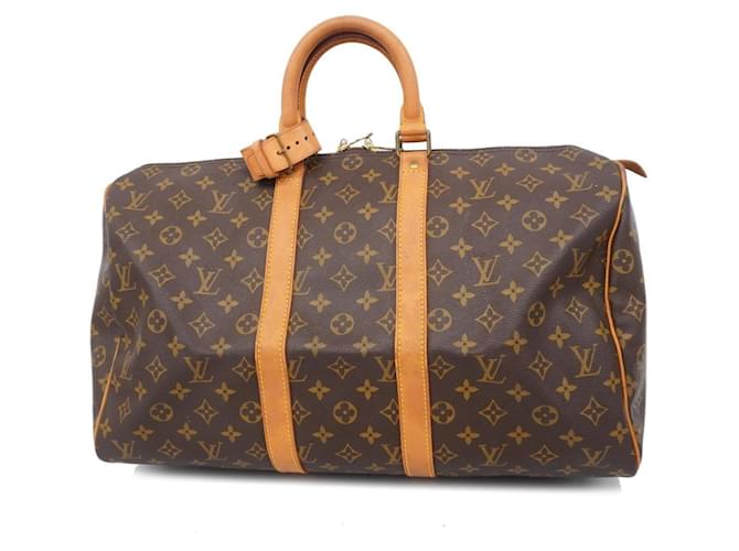 Louis Vuitton Keepall 45 Brown Cloth  ref.1524858