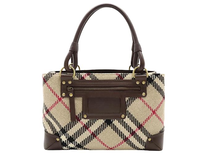 Burberry Nova Check Laine Beige  ref.1524863