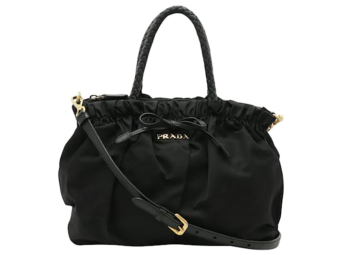 Prada Tessuto Black Synthetic  ref.1525113