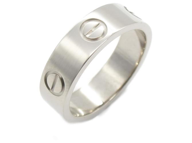 Bague Cartier Love en or blanc 18K Doré  ref.1525159