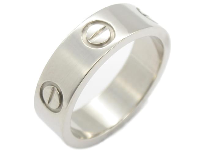 Bague Cartier Love en or blanc 18K Argenté  ref.1525168