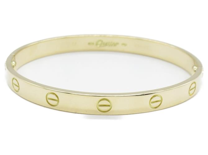 Pulseira Cartier Love K18 em ouro amarelo Dourado  ref.1525202