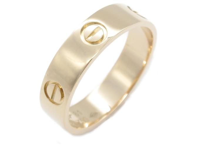 Anel Cartier Love em ouro rosa Dourado  ref.1525216