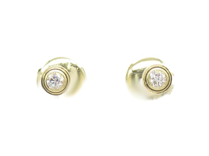 Boucles d'oreilles Cartier Diamant Léger de d'Amour XS Or jaune  ref.1525252