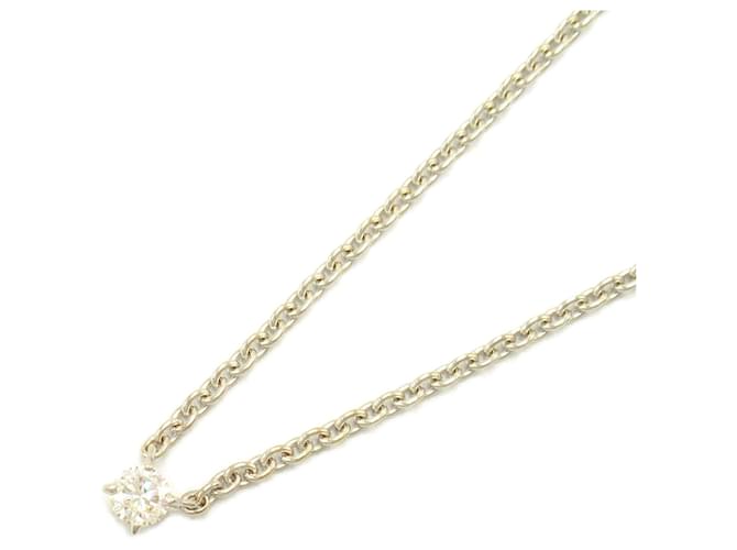 Colar de apoio Cartier Love Ouro branco  ref.1525286