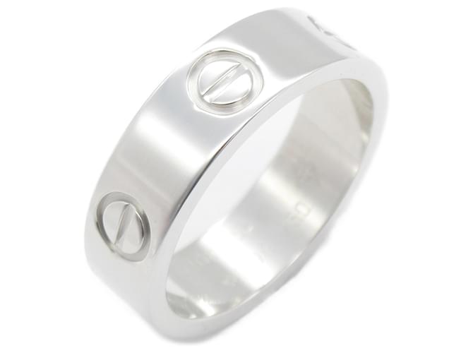 Bague Cartier Love en or blanc 18K Argenté  ref.1525351