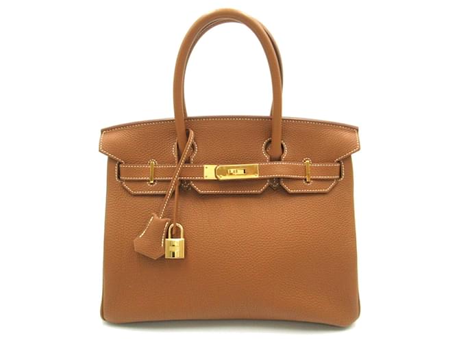 Hermès Hermes Birkin 30 Handbag Brown Leather  ref.1525386