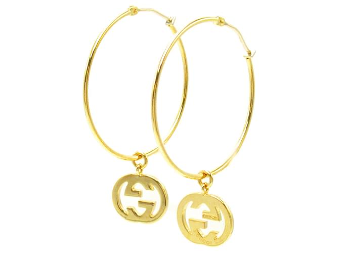 Gucci 18K Yellow Gold Hoop Earrings Golden  ref.1525388