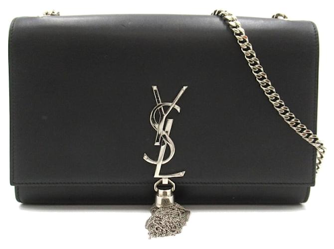 Saint Laurent Classic Kate Shoulder Bag Black Leather  ref.1525429