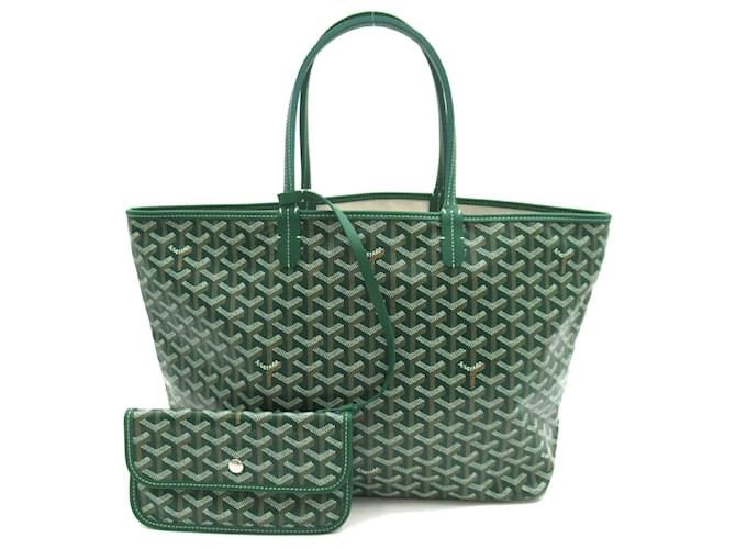 Sac tote Goyard Saint Louis PM Toile Vert  ref.1525447