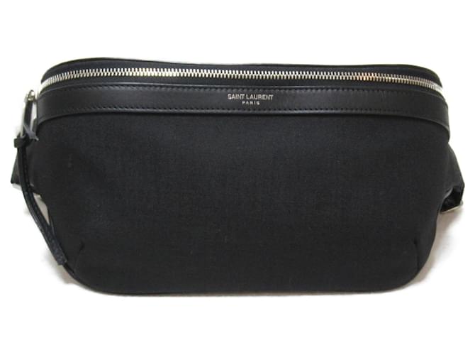 Bolsa de cintura de nylon preto Saint Laurent  ref.1525471