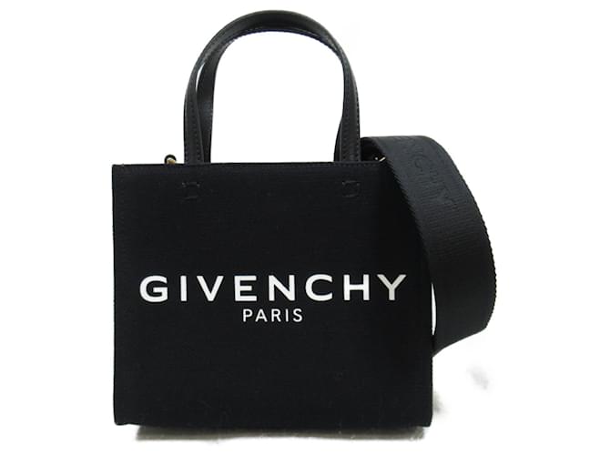 Bolso de Hombro 2 en 1 Givenchy Negro Lienzo  ref.1525488