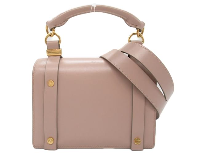 Sac à épaule Chloé Ora Cuir Beige  ref.1525520