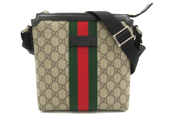 Bolso de Hombro Gucci GG Supreme Beige Lienzo  ref.1525527