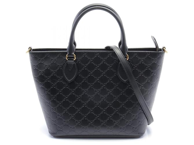 Sac à main Guccissima Gucci Cuir Noir  ref.1525551