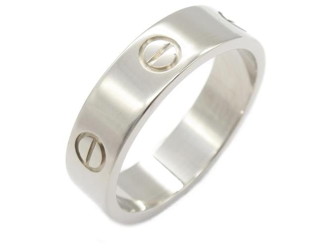 Bague Cartier Love en or blanc 18K Argenté  ref.1525565