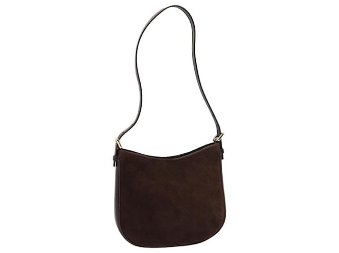 Céline CELINE C Macadam Canvas Shoulder Bag Brown Auth yk13620  ref.1525629