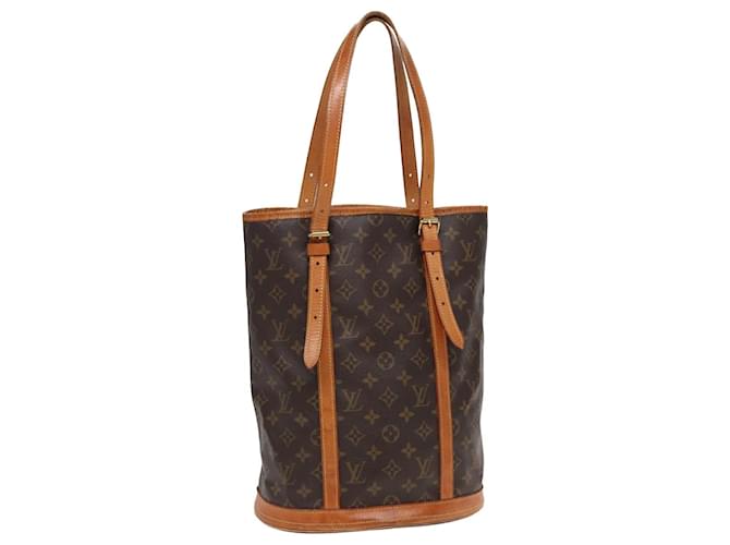 LOUIS VUITTON Monogram Bucket GM Shoulder Bag M42236 LV Auth fm3551 Cloth  ref.1525639