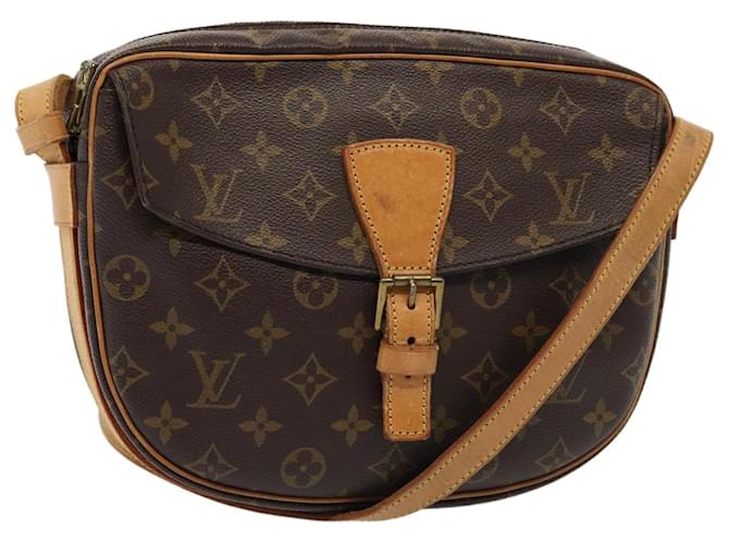 LOUIS VUITTON Monogram Jeune Fille GM Sac à épaule M51225 LV Auth ar12022 Toile Monogramme  ref.1525665