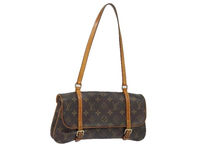 LOUIS VUITTON Pochette Marrell Monogram Sac à taille M51159 LV Auth 81240 Toile Monogramme  ref.1525667