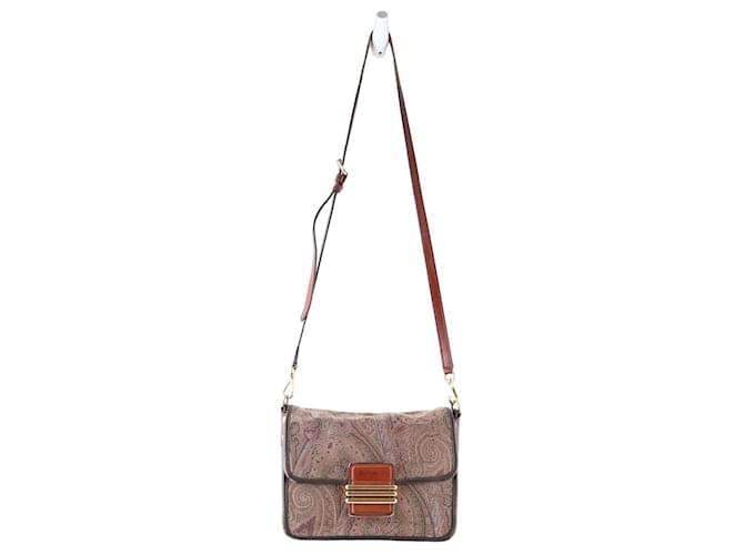 Etro Sac à bandoulière en cuir Marron  ref.1525670