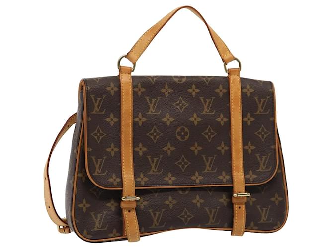 LOUIS VUITTON Monogram Marelle Zaino Borsa a Spalla M51158 LV Auth 81524 Monogramma Tela  ref.1525674