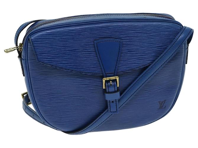 LOUIS VUITTON Sac à épaule Epi June Feuille Bleu M52155 LV Auth 81257 Cuir  ref.1525679