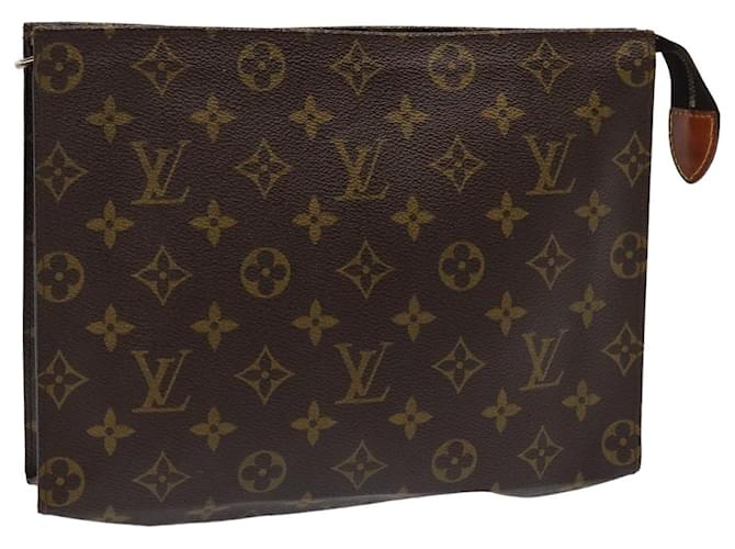 LOUIS VUITTON Monogram Poche Toilette 26 Pouch M47542 LV Auth yk13466 Cloth  ref.1525721