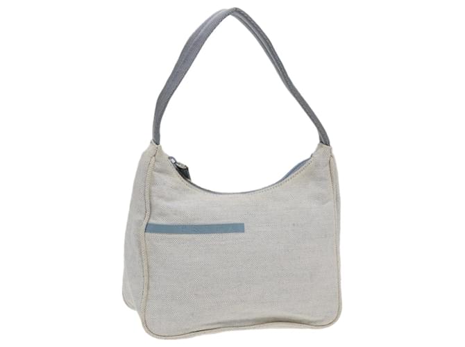 Pochette d'accessoire de sport PRADA en toile bleu clair Auth 82691  ref.1525736