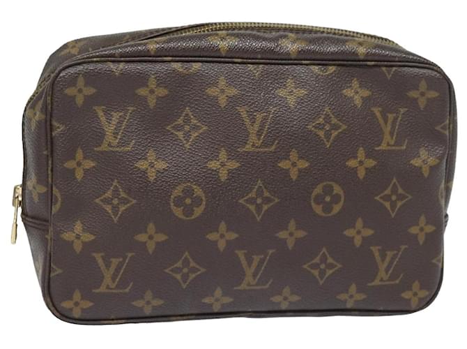 LOUIS VUITTON Monogram Trousse Toilette 23 Sac Clutch M47524 LV Auth am6428 Monogramme  ref.1525760