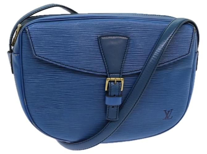 LOUIS VUITTON Sac à épaule Epi June Feuille Bleu M52155 LV Auth 82373 Cuir  ref.1525774