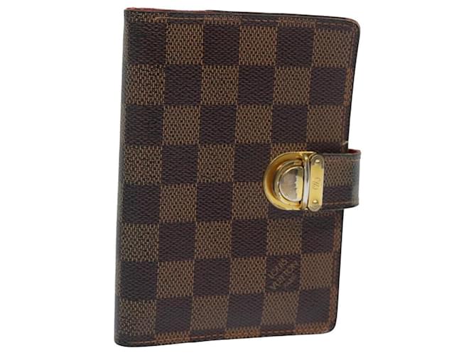 LOUIS VUITTON Agenda PM Koala em Damier Ebene Capa R21011 Auth 82201  ref.1525787