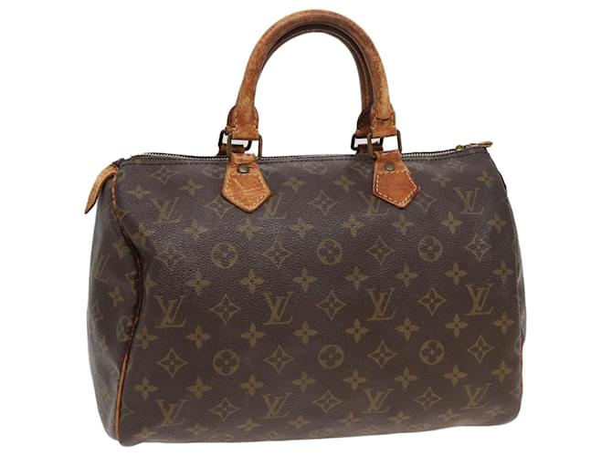 LOUIS VUITTON Sac à main Monogram Speedy 30 M41526 LV Auth 82545 Toile Monogramme  ref.1525791