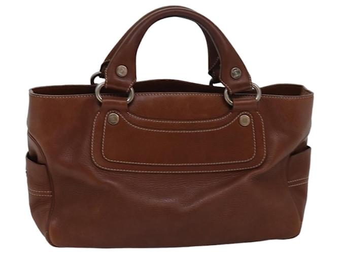 Céline Sac à main en cuir marron Auth 82689  ref.1525817