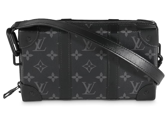 Louis Vuitton Monogram Eclipse Soft Trunk Wallet Brown Black Cloth  ref.1525876