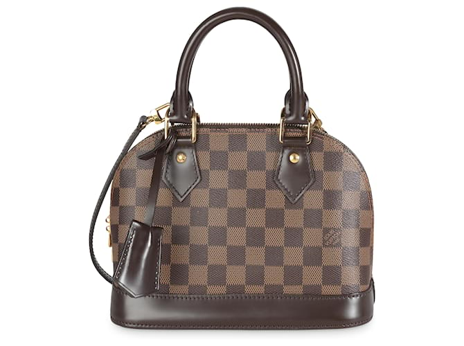 Louis Vuitton Damier Ebene Toile Alma BB Marron  ref.1525887