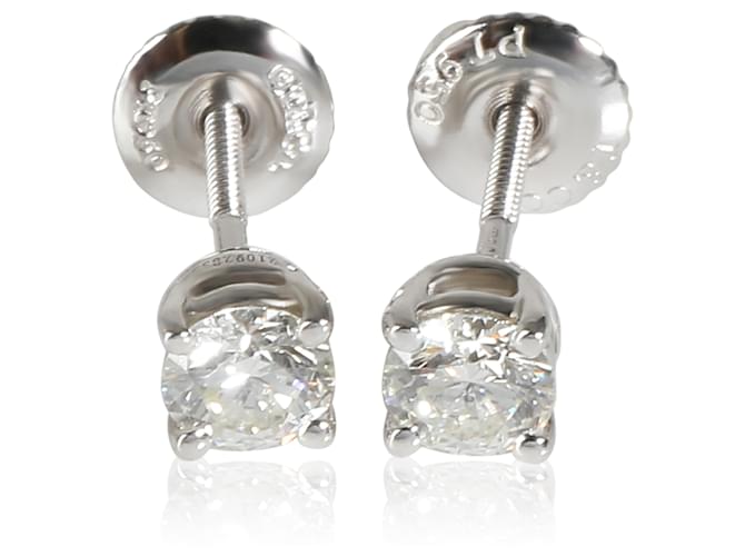 Boucles d'oreilles en diamant Tiffany & Co. en platine H VS1 0,52 CTW  ref.1525994