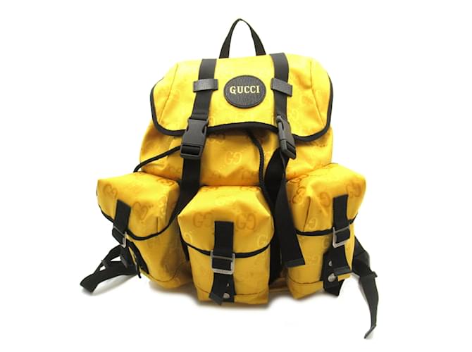 Mochila de nylon amarelo Gucci Off The Grid  ref.1526023