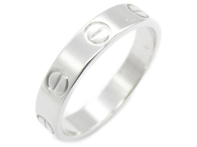 Bague Cartier Love en or blanc 18K Doré  ref.1526032