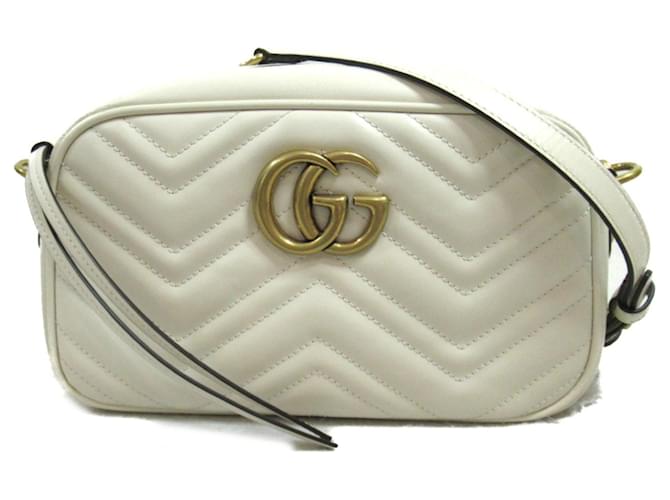 Sac à épaule en cuir blanc Gucci  ref.1526091