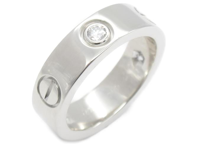 Bague Cartier Love 3P Diamant en Or Blanc  ref.1526108