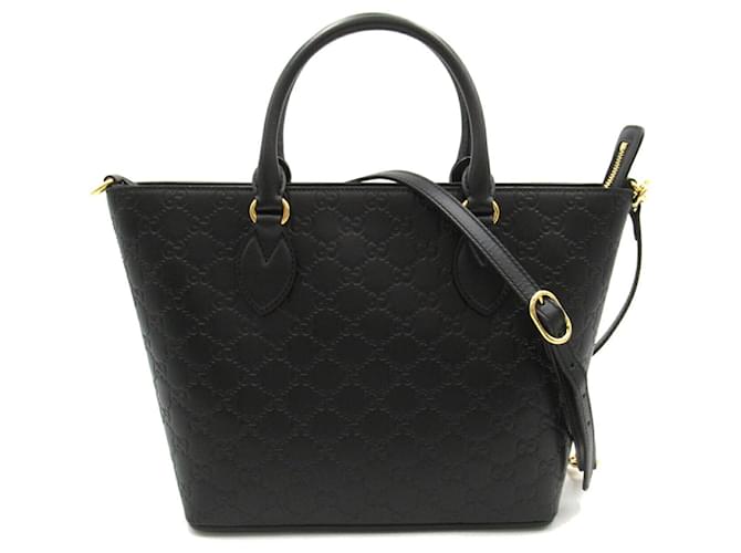 Sac tote 2way Guccissima de Gucci Cuir Noir  ref.1526115