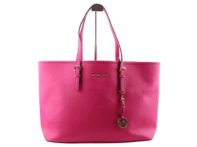 Michael Kors Leather tote bag Pink ref.1526143 Joli Closet