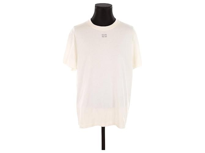 Ganni T-shirt en coton Blanc  ref.1526167