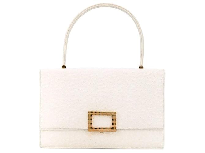 Hermès White Beluga Handbag  ref.1526223